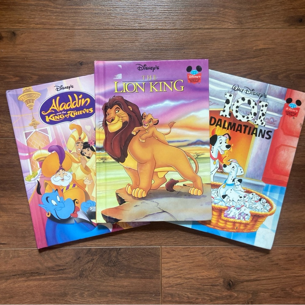 Disney’s Wonderful World of Reading Set of 3 Books | 90s vintage